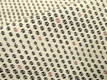 平和屋着物▽上質な小紋　単衣　抽象文様　正絹　逸品　DABJ3614du
