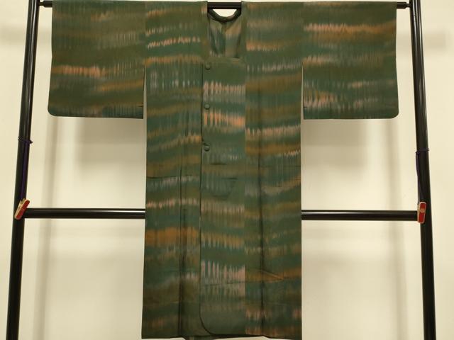平和屋着物▽道行コート　スリーシーズン　春夏秋　塵除け　霞文　正絹　逸品　DABJ3619du