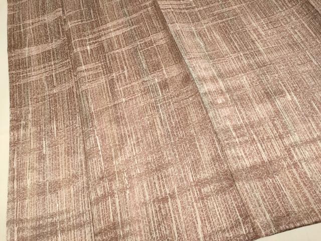 平和屋着物▽上質な小紋　単衣　霞文　正絹　逸品　DABJ3668du
