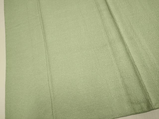 平和屋着物▽上質な色無地　単衣　鶸茶色　正絹　逸品　未使用　DABJ3672du