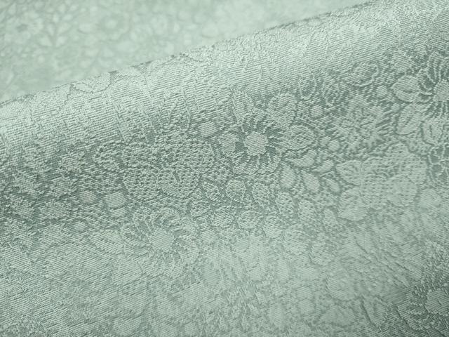 平和屋着物▽上質な色無地　単衣　辻が花地紋　蕎麦切色　正絹　逸品　DABJ3685du
