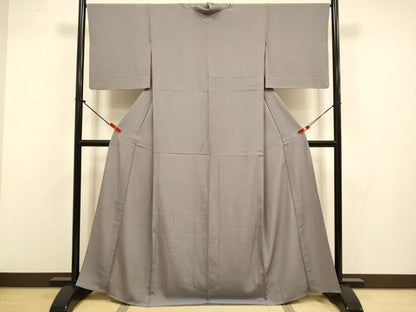 平和屋着物▽江戸小紋　単衣　鮫小紋柄　両面染め　正絹　逸品　DABJ3730du