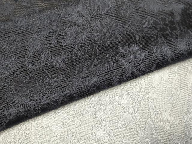 平和屋着物▽道中着　スリーシーズン　春夏秋　塵除け　洋花文　暈し染め　ロング丈　正絹　逸品　DABJ3737du