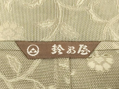 平和屋着物▽道中着　スリーシーズン　春夏秋　塵除け　洋花間道　鈴乃屋扱い　ロング丈　正絹　逸品　DABJ3739du