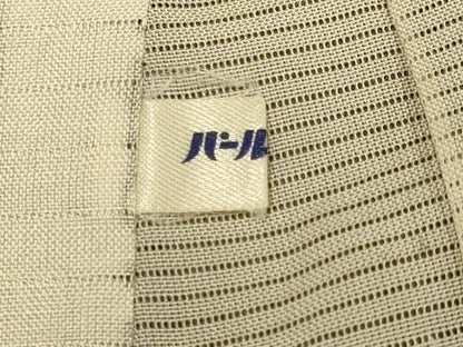 平和屋着物▽訪問着　無双　紗袷　紗×絽　蔦の葉文　正絹　逸品　DABJ3745du