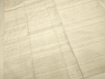 平和屋着物▽単衣　ゼンマイ紬　霞文　正絹　逸品　DABJ3747du