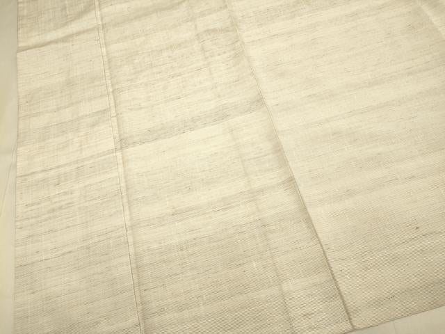 平和屋着物▽単衣　ゼンマイ紬　霞文　正絹　逸品　DABJ3747du