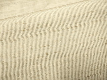 平和屋着物▽単衣　ゼンマイ紬　霞文　正絹　逸品　DABJ3747du