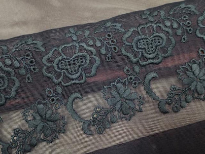平和屋着物▽中国三大刺繍　スワトウ刺繍　汕頭刺繍　総刺繍　羽織　スリーシーズン　春夏秋　塵除け　草花文　DABJ3753du