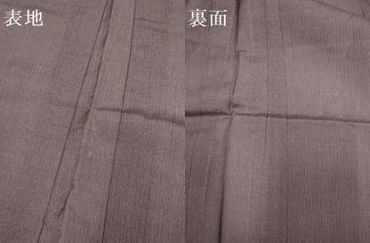 平和屋着物▽羽織　スリーシーズン　春夏秋　塵除け　葡萄鼠色　正絹　逸品　DABJ3754du
