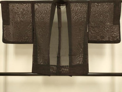 平和屋着物▽羽織　スリーシーズン　春夏秋　塵除け　立涌文　正絹　逸品　DABJ3819du