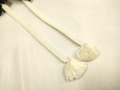 平和屋着物▽羽織　スリーシーズン　春夏秋　塵除け　黒地　正絹　逸品　DABJ3860du