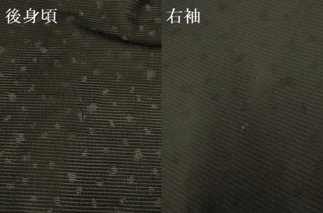 平和屋着物▽羽織　スリーシーズン　春夏秋　塵除け　霞地紋　黒地　DABJ3862du