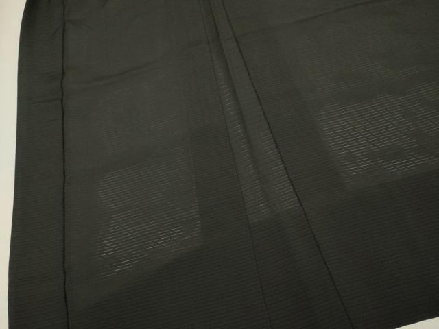 平和屋着物▽羽織　スリーシーズン　春夏秋　塵除け　黒地　正絹　逸品　DABJ3866du