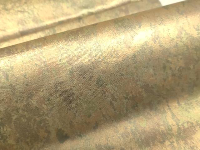 平和屋本店●六通柄袋帯　霞文　本金箔　金泥箔　銀座おゝぎ屋扱い　正絹　逸品　DABJ3896du