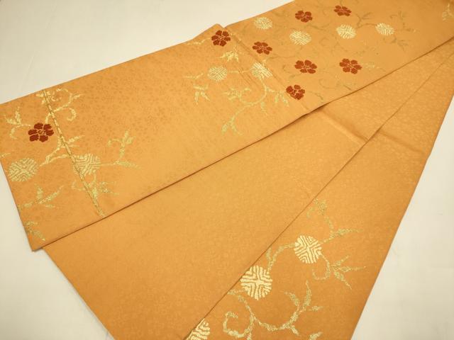 平和屋本店▼西陣　川島織物　六通柄　本袋帯　竹屋町笹づる　本金箔　正絹　逸品　DABJ3941du