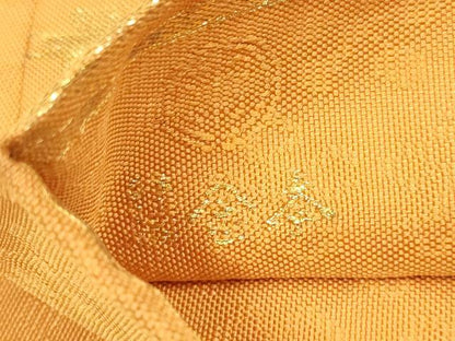 平和屋本店▼西陣　川島織物　六通柄　本袋帯　竹屋町笹づる　本金箔　正絹　逸品　DABJ3941du