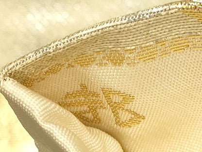 平和屋本店▼西陣　まいづる謹製　六通柄袋帯　唐織　地紙花鳥紋　純金箔　正絹　逸品　DABJ3978du