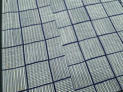 平和屋着物∴夏物　男性　浴衣　注染　格子　綿　逸品　DABJ4003cd