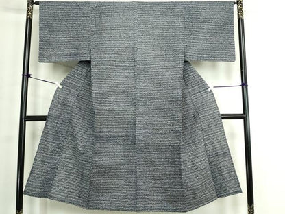 平和屋着物∴夏物　男性　浴衣　横段文　綿　逸品　DABJ4011cd