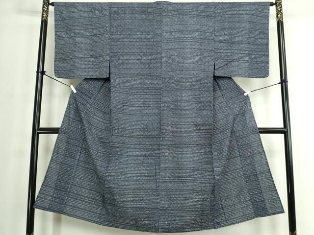 平和屋着物∴夏物　男性　浴衣　注染　手縫い　色紙文　綿　逸品　DABJ4012cd