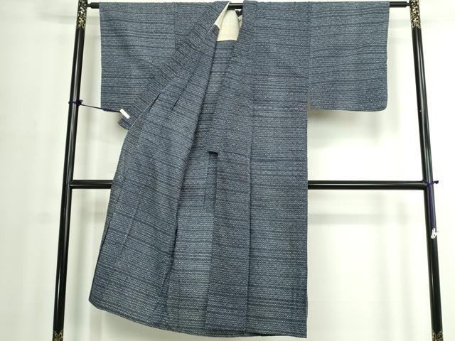 平和屋着物∴夏物　男性　浴衣　注染　手縫い　色紙文　綿　逸品　DABJ4012cd