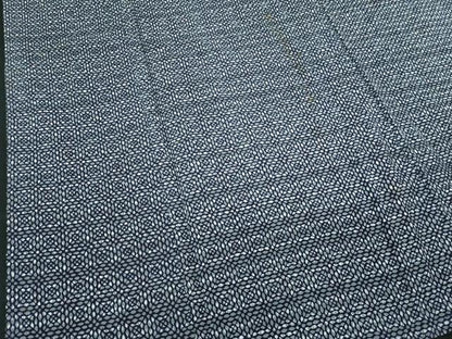 平和屋着物∴夏物　男性　浴衣　注染　手縫い　色紙文　綿　逸品　DABJ4012cd