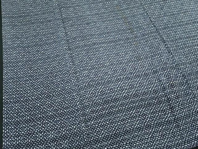 平和屋着物∴夏物　男性　浴衣　注染　手縫い　色紙文　綿　逸品　DABJ4012cd