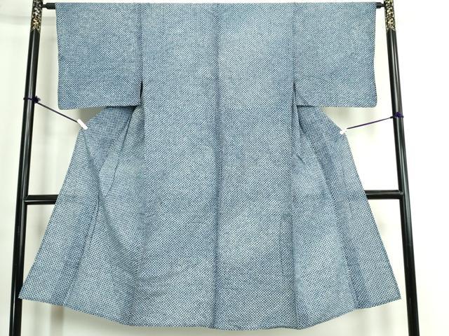 平和屋着物∴夏物　男性　浴衣　有松鳴海絞り　三浦絞り　綿　逸品　DABJ4013cd