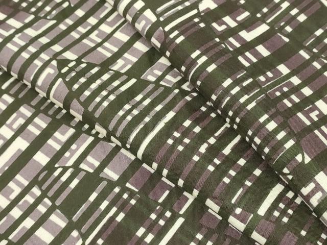 平和屋着物∴夏物　竺仙　浴衣　注染　手縫い　流水文　高島屋扱い　逸品　未使用　DABJ4027cd