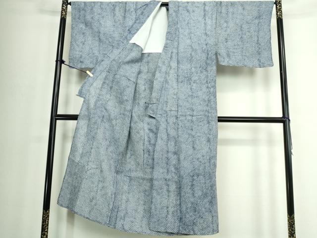 平和屋着物∴夏物　男性　浴衣　有松鳴海絞り　三浦絞り　綿　逸品　DABJ4032cd