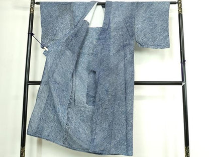 平和屋着物∴夏物　男性　浴衣　有松鳴海絞り　三浦絞り　綿　逸品　DABJ4033cd