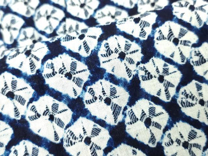 平和屋着物∴夏物　浴衣　有松鳴海絞り　蜘蛛絞り　綿　逸品　未使用　DABJ4054cd
