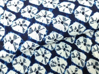 平和屋着物∴夏物　浴衣　有松鳴海絞り　蜘蛛絞り　綿　逸品　未使用　DABJ4054cd