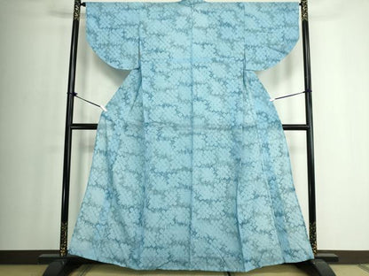 平和屋着物∴夏物　浴衣　有松鳴海絞り　蜘蛛絞り　綿　逸品　DABJ4056cd