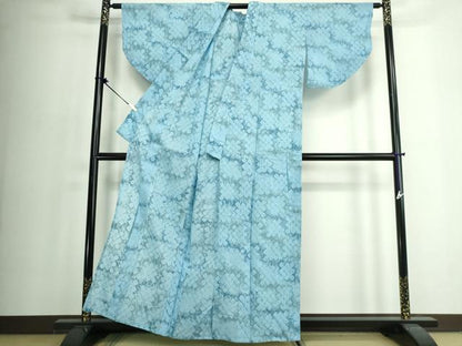 平和屋着物∴夏物　浴衣　有松鳴海絞り　蜘蛛絞り　綿　逸品　DABJ4056cd