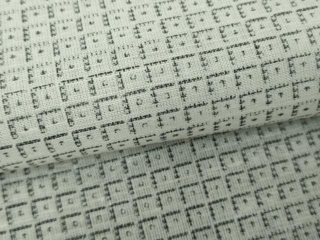 平和屋着物∴夏物　男性　小紋・浴衣兼用　抽象文　DABJ4060cd