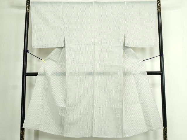 平和屋着物∴夏物　男性　小紋・浴衣兼用　絣文様　DABJ4072cd