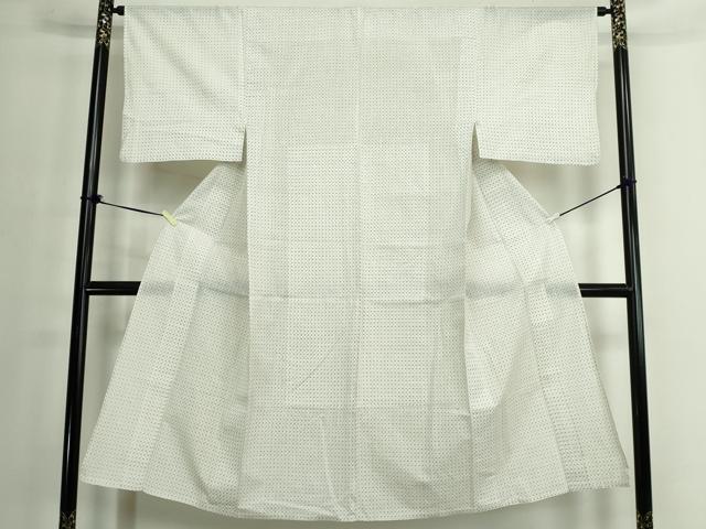 平和屋着物∴夏物　男性　小紋・浴衣兼用　絣文様　DABJ4074cd