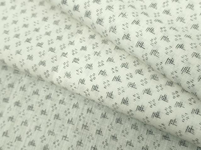平和屋着物∴夏物　男性　小紋・浴衣兼用　絣文様　DABJ4074cd