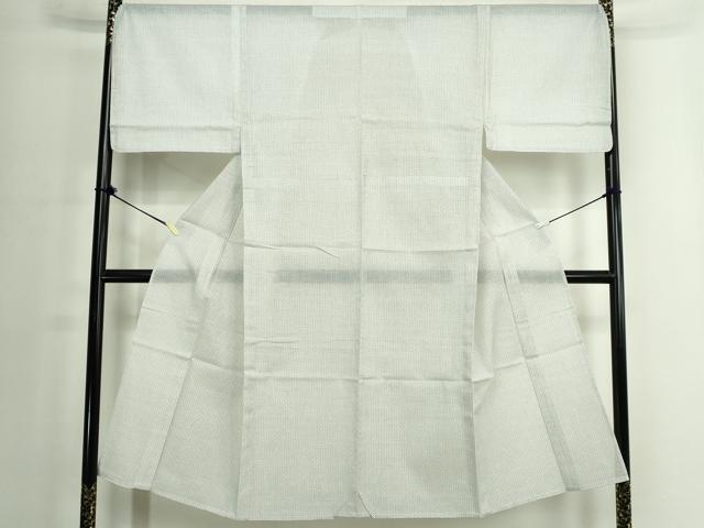 平和屋着物∴夏物　男性　小紋・浴衣兼用　絣文様　未使用　DABJ4078cd