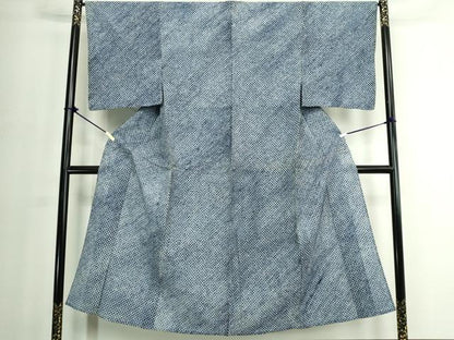 平和屋着物∴夏物　男性　浴衣　有松鳴海絞り　三浦絞り　綿　逸品　未使用　DABJ4081cd