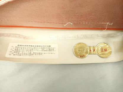 平和屋着物◎西陣　六通柄袋帯　唐織　亀甲花文　金糸　証紙付き　正絹　逸品　DABJ4102cd