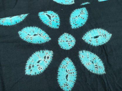 平和屋着物∴夏物　浴衣　有松鳴海絞り　舞花文　綿　逸品　DABJ4241cd