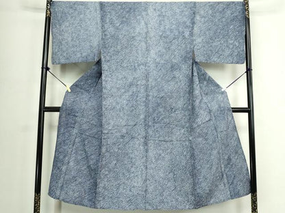 平和屋着物∴夏物　男性　浴衣　有松鳴海絞り　三浦絞り　綿　逸品　DABJ4266cd