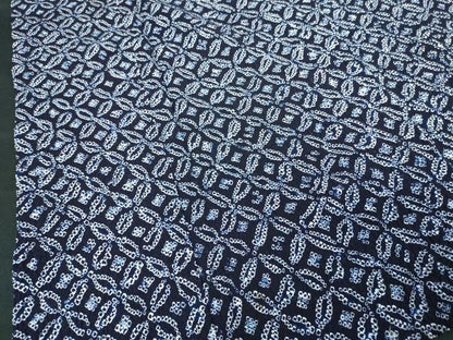 平和屋着物∴夏物　浴衣　有松鳴海絞り　七宝繋ぎ　綿　逸品　DABJ4295cd