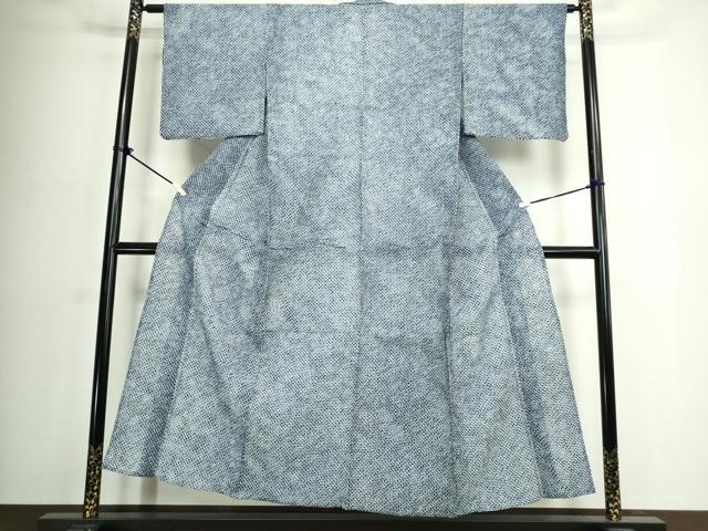 平和屋着物∴夏物　浴衣　有松鳴海絞り　三浦絞り　綿　逸品　DABJ4306cd