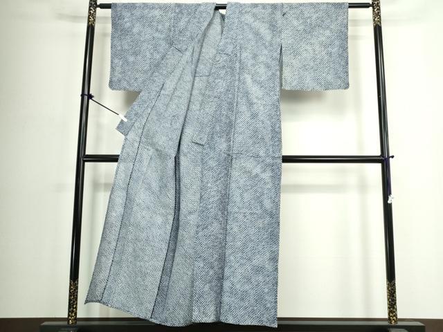 平和屋着物∴夏物　浴衣　有松鳴海絞り　三浦絞り　綿　逸品　DABJ4306cd