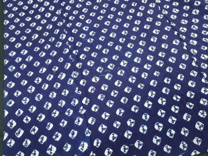 平和屋着物∴夏物　浴衣　有松鳴海絞り　蜘蛛絞り　綿　逸品　DABJ4314cd