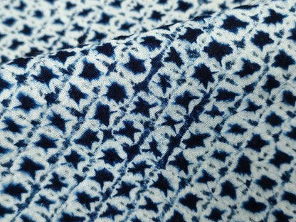 平和屋着物∴夏物　男性　浴衣　有松鳴海絞り　三浦絞り　綿　逸品　DABJ4348cd